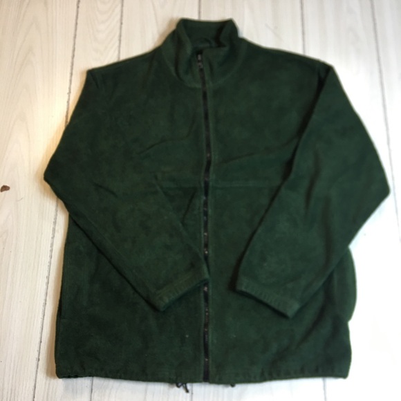 Alpine Tek by Palmetto's Fleece Pullover Women’s M Full Zip Green Cozy - Picture 2 of 8